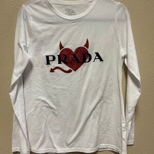 Time and Tru Light Gray Tee